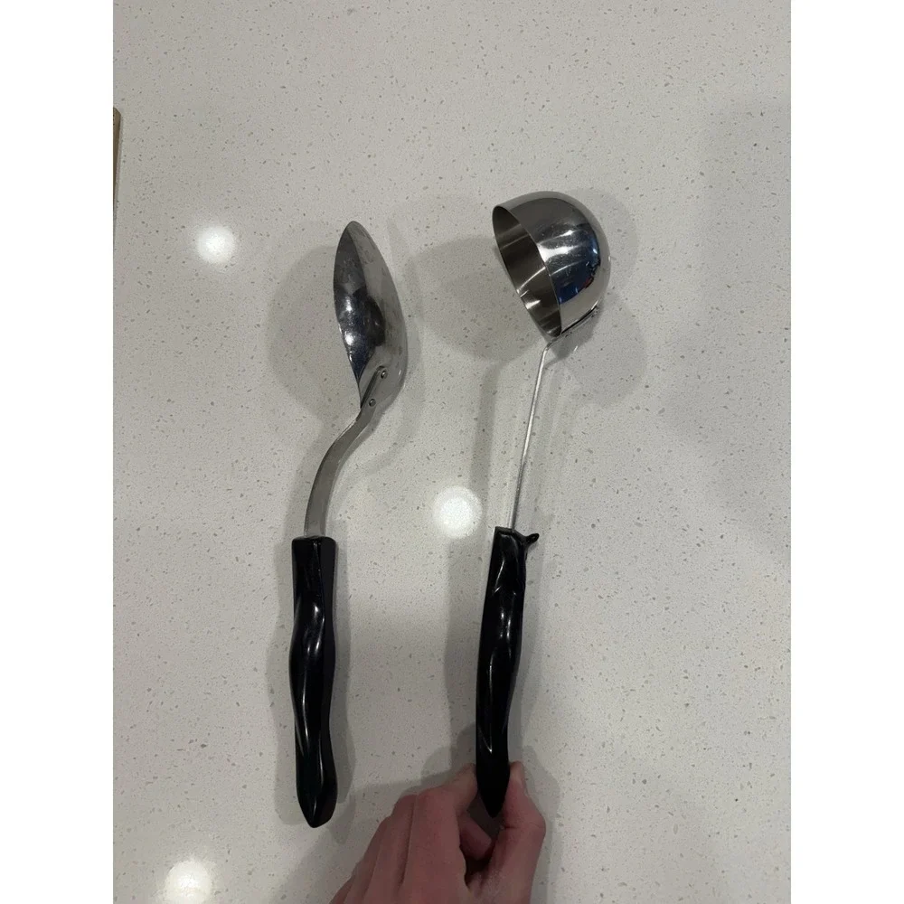 Cutco 17kd Serving Spoon & Ladle Dark Brown